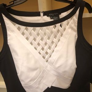 New gorgeous black/white sleeveless dress!